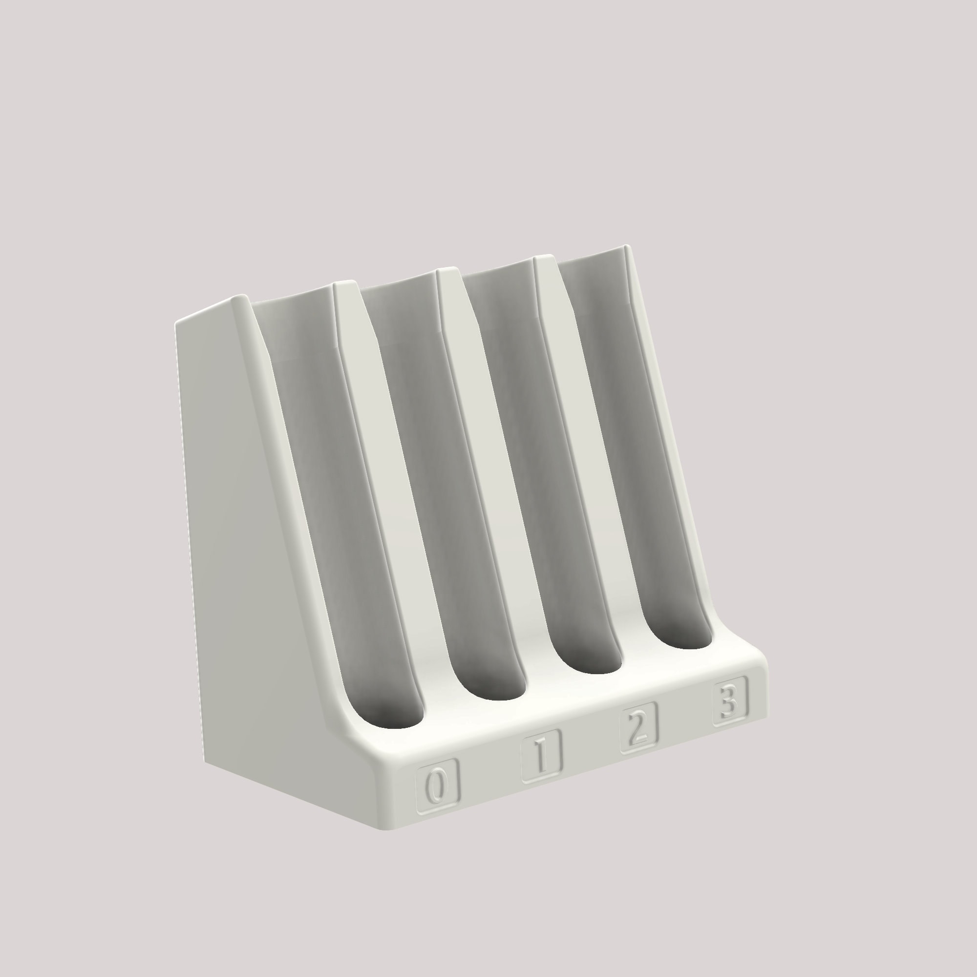 API Test Tube Holder/drying Rack: Index Card Slot and Numbered. - Etsy
