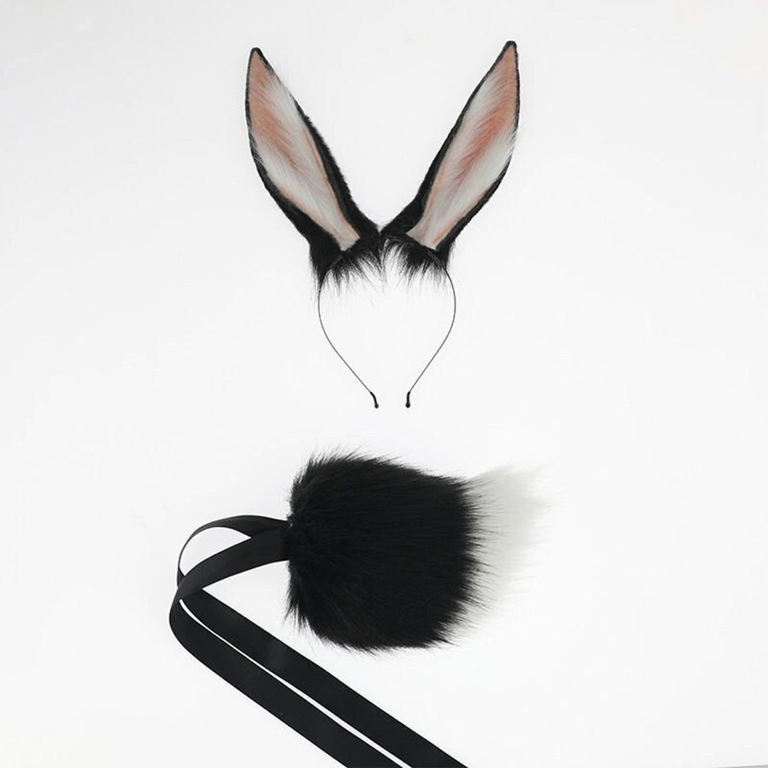 Kids and Adults Bunny Ears and Tail Set Cosplay Rabbit Ears Etsy