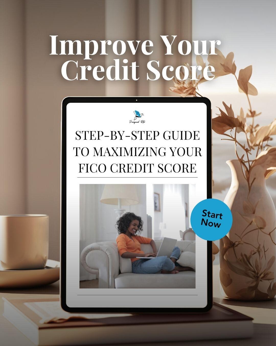 Step by Step Guide to Maximize Your FICO Credit Score - Etsy