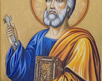Icon of Saint Peter the Apostle – Leader of the Twelve Apostles of Christ