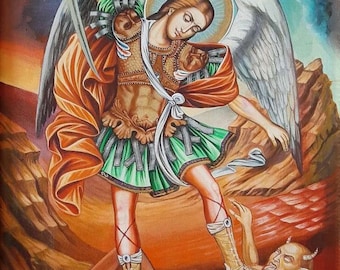 Saint Michael Archangel Icon: Orthodox Christian Art Print
