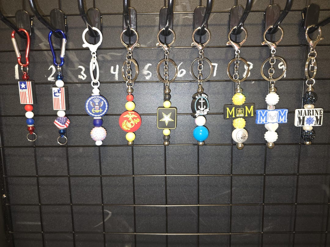 Bead-azzling Custom Creation Key Chains - Etsy