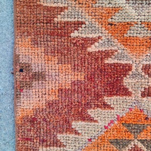 Turkish Runner 2x11, Vintage Runner, 11 12 ft Stair Runner Narrow, 2x12 Persian Rug Runner, 2x11 Vintage Runner, 2x12 Turkish Runner Boho