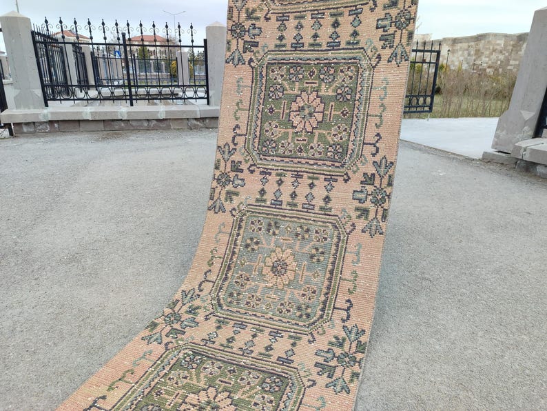 2x20 Runner, Turkish Long Runner, Stair Rug Runner, 20 Foot Runner ...