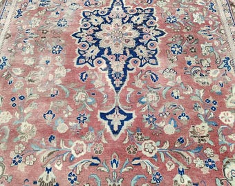 Persian Rug 9x12, Antique Rug Large, Heriz Rug 9x12, Afghan Rug Red, Living Room Rug, 9x12 Rug, Oversize Rug, Handmade Rug 9x12 Shiraz