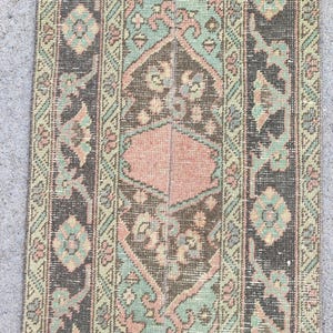 Extra Long Runner, 23&#39;ft 24&#39;ft Runner Rug Muted, Narrow Stair Hallway Runner, 2x23 Turkish Runner, Vintage Runner, Handmade Rug, 2x24 Runner