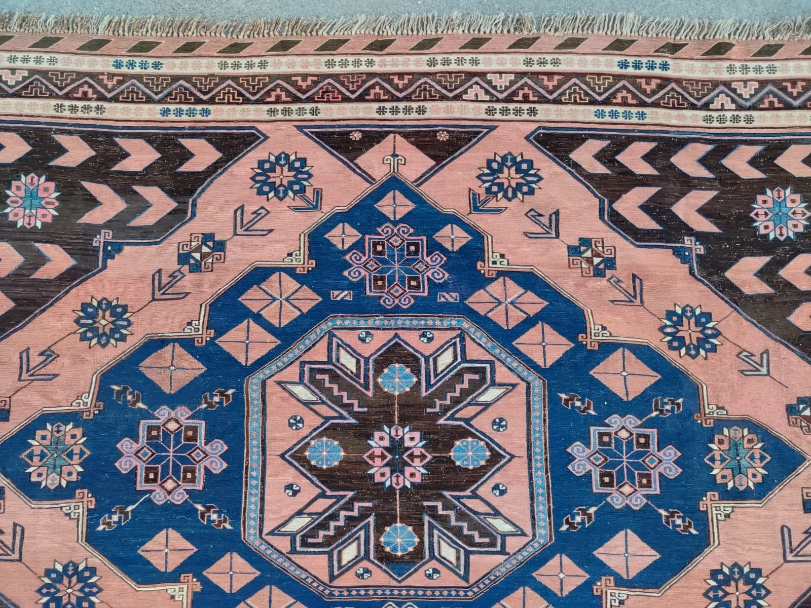 7x12 Rug Antique Soumak Rug 7x12, Caucasian Rug, Oversize Handmade Rug ...