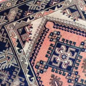 Antique Carpet 4x6 Persian, Oriental Rug, 4x6 Vintage Malayer Rug, Heriz Rug 4x6, Nomadic Rug, Home Antique Decor, Persian Art Textiles