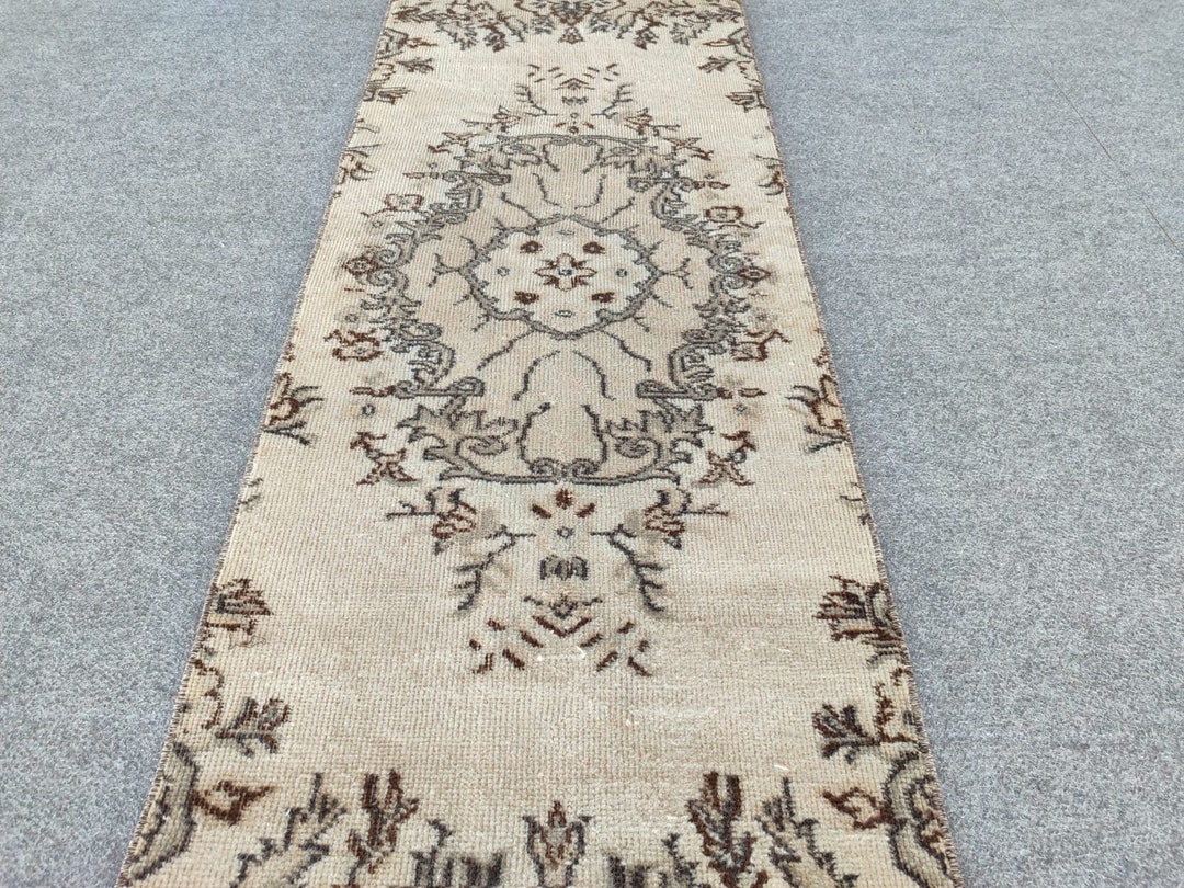 Rug Runner 2x6, Turkish Runner 6ft, Neutral Small Runner Carpet, 2x6 ...