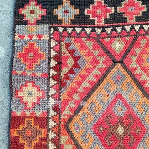 Persian Rug 3x10 Runner, Muted Antique Rug 3x10, Oriental Runners Rugs, 3x10 Vintage Runner Neutral, Bohemian Decor, Textiles Carpet Wool