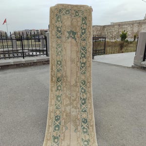 Extra Long Runner, 24&#39;ft 25&#39;ft Runner Rug Muted, Narrow Stair Hallway Runner, 2x24 Turkish Runner, Vintage Runner, Handmade Rug, 2x25 Runner