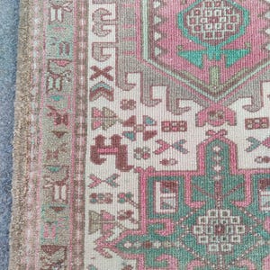 11 12 Runner Rug Vintage, Stair Carpet, Turkish Runner 2x11, 2x11 Runner Narrow, 2x12 Runner Oushak, Hallway Rug, Runner 2x11 2x12