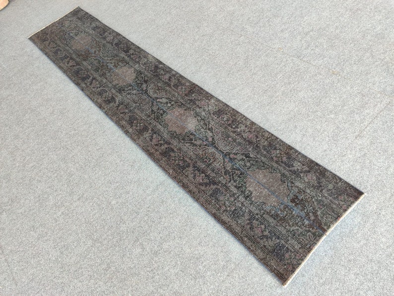 Stair Runners Wool 2x9, Entry Way Rug, Turkish Carpet Rug Runner 2x9