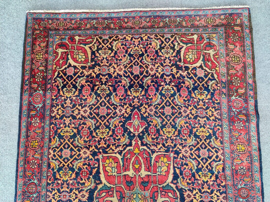 Caucasian Rug 4x6 Antique Red, Rug Oriental 4x6, Afghan Turkmen ...