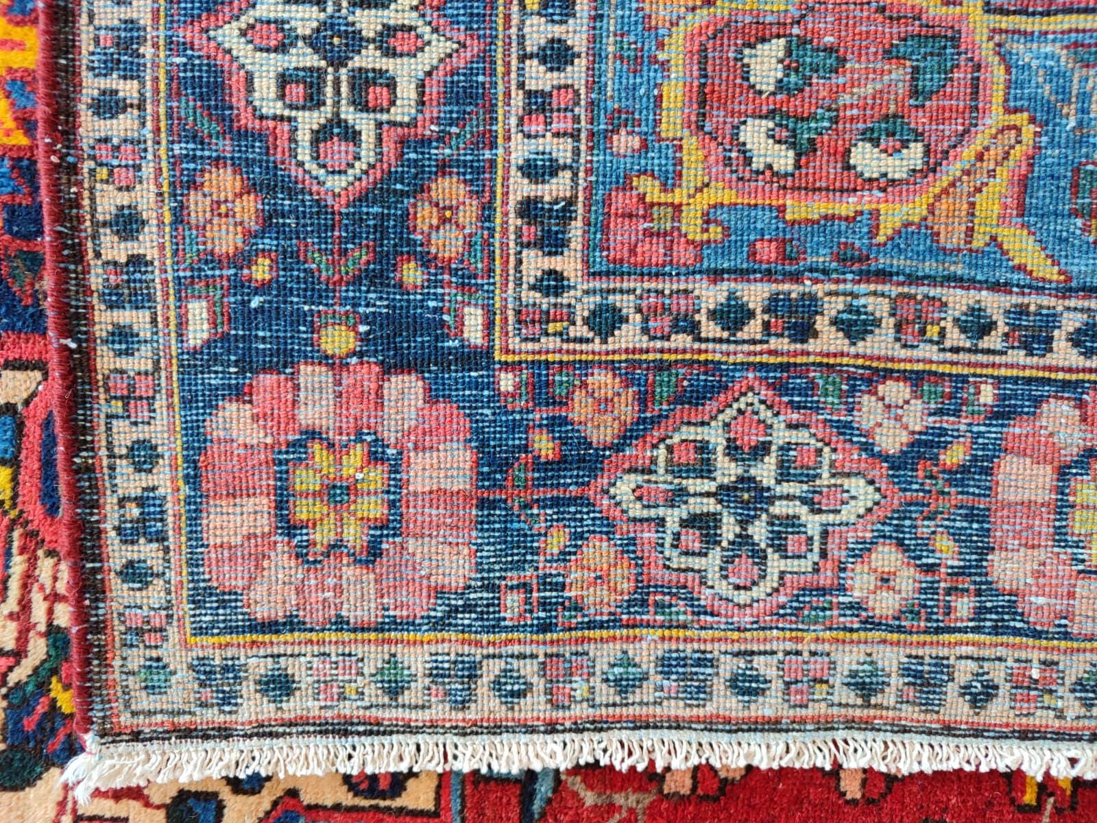Persian Rugs 5x7, Vintage Neutral Rug Area, 5x7 Oushak Rug