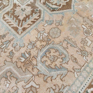 Persian Rug 7x10, Area Rug 7x10 8x10, Handmade Rug, Oversize Rug, 8x10 Persian Rug Large, Vintage Rug Neutral, Living Room Rug Persian