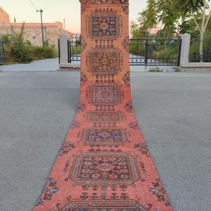 Runner Rug 20&#39; Ft, Long Stairs Hallway Runner, Turkish Runner 2x20, Vintage Heriz Runner Rug, 20 21 Ft Runner Antique, Home Decor items