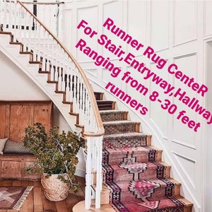 Turkish Runner Vintage, 20&#39; 21&#39; 22&#39; 23&#39; 24&#39; 25&#39; 26&#39; 27&#39; ft Runner Rug, Runner for Stairs, Extra Long Runner, 10&#39; 12&#39; 13&#39; 14&#39; 15&#39; 16&#39; Runner