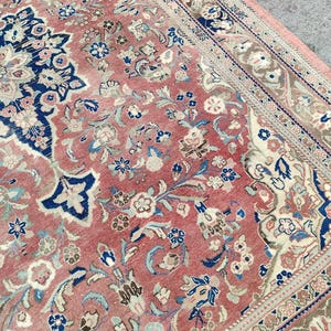 9x12 Persian Rug Antique, 1900s Rug, Rugs for Living Room, Oversized Rug, Persian Carpet Vintage, Red Rug, 9x12 Rug Turkish, Large Rug