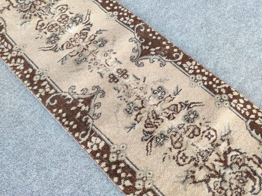 Rug Runner 2x6, Turkish Runner 6ft, Neutral Small Runner Carpet, 2x6 ...