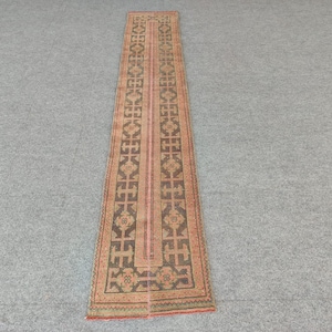 Oushak Runner 2x10, Vintage Runner 2x10, Turkish Runner Narrow, Patchwork Runner, 2x10 2x11 Runner Rug, Runner 10 11, Handwoven Runner