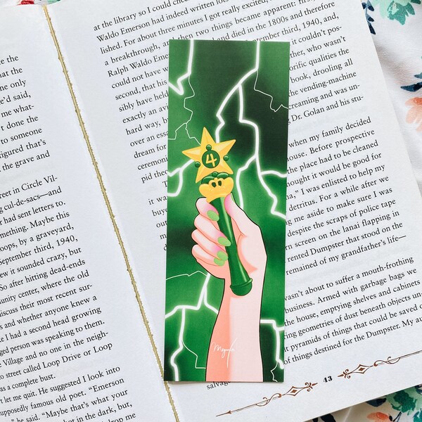 Handmade Kawaii Anime Sailor Jupiter-Inspired Bookmark