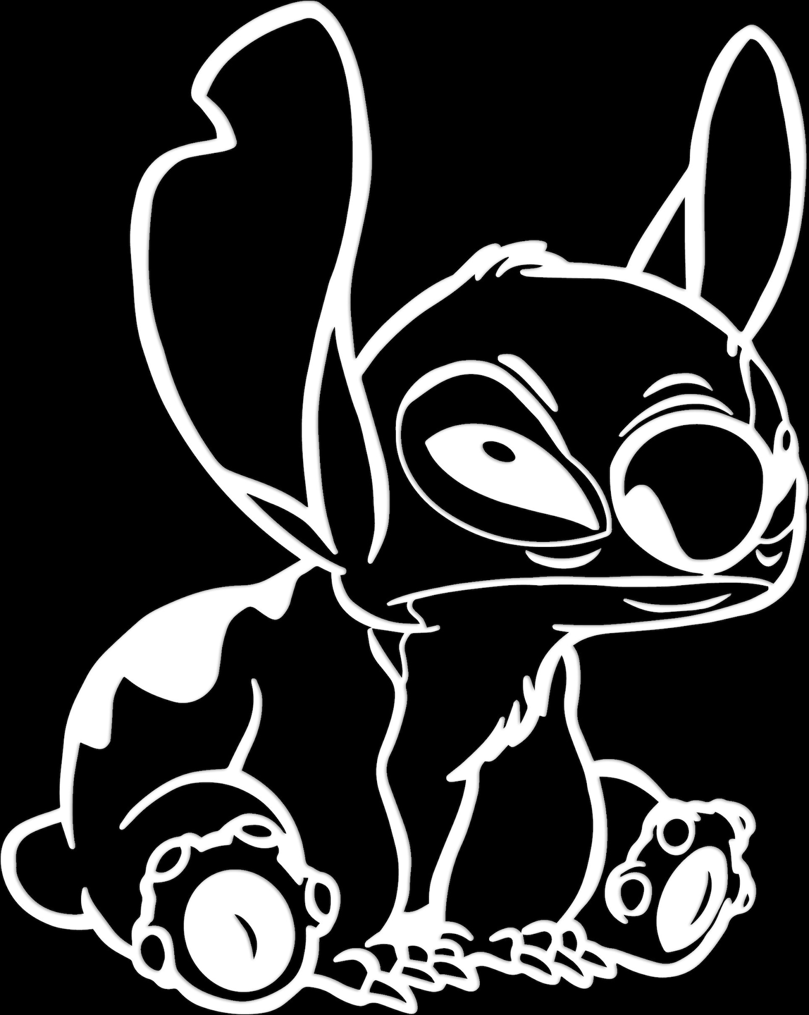 Lilo & Stitch Inspired Fan Art SVG for Cricut and Silhouette Grumpy