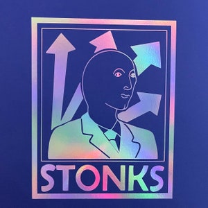 Stonks Chart SVG for Cricut or Silhouette - Car Laptop Outdoor Vinyl Decal