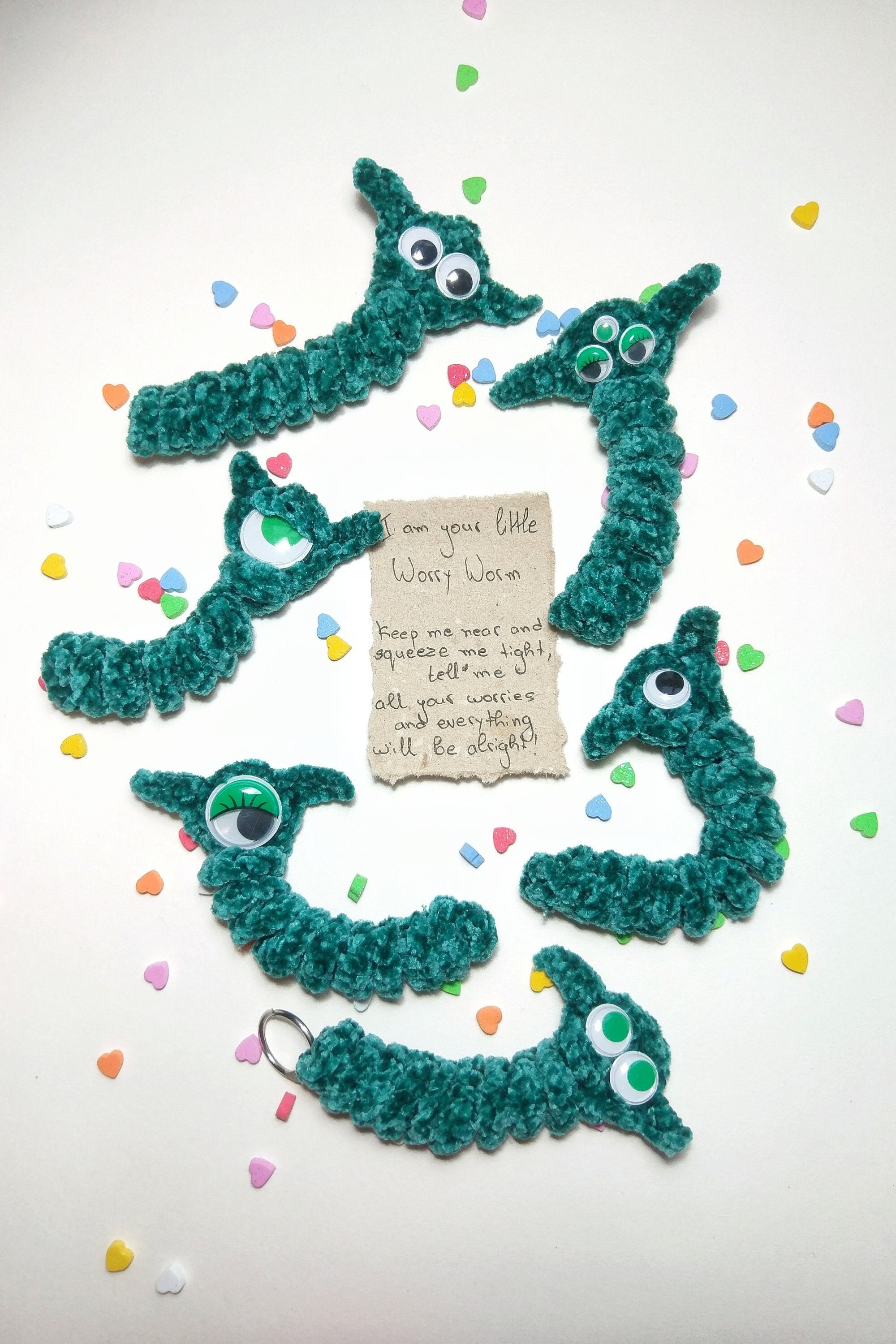 Wiggle Worm Poem Gift Tag and Crochet Pattern Playful Bundle -  Portugal