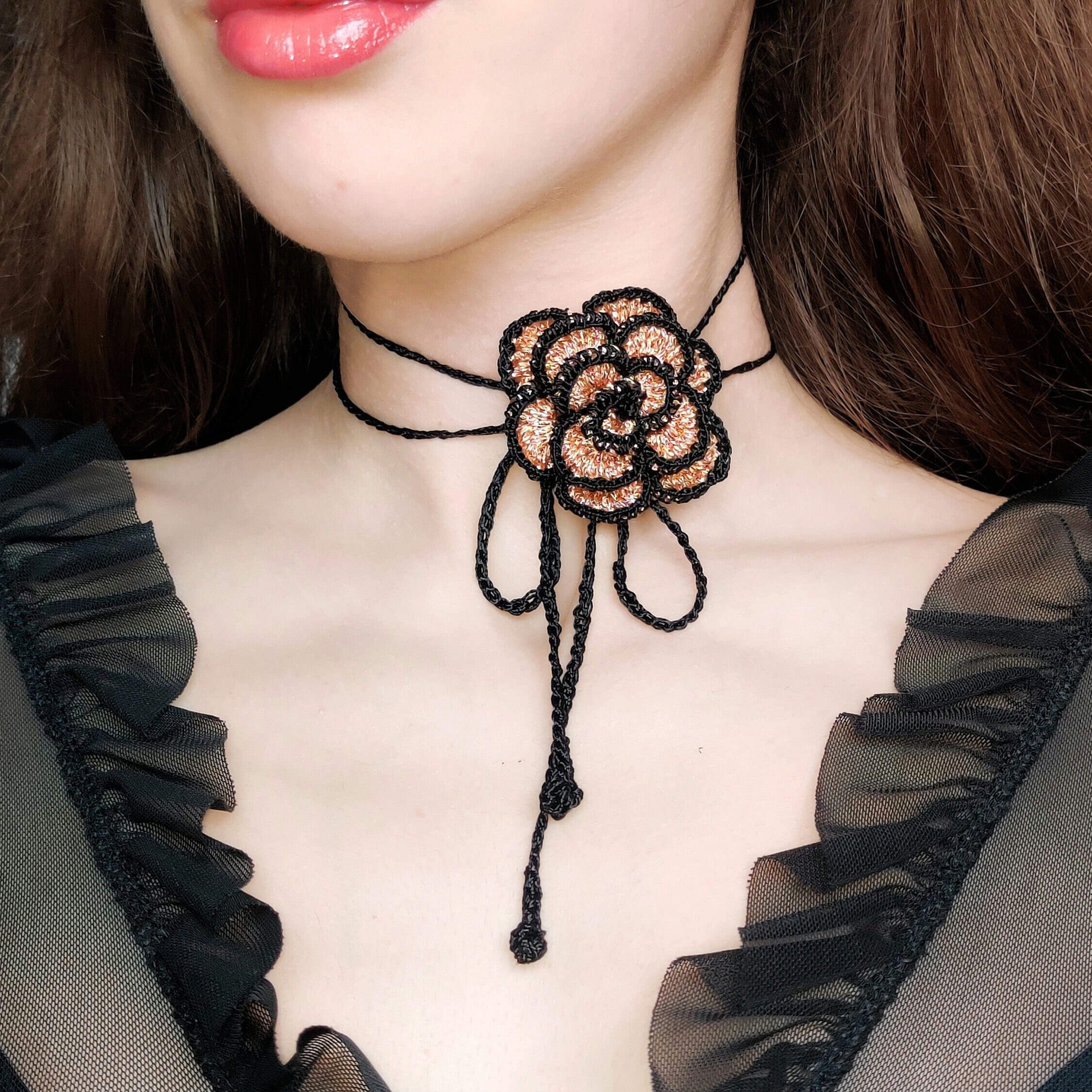 Set Di 4 Accessori Da Principessa – Collana Ocean, Cavigliera, Bracciale E Fermaglio A Fiore Per Bambine - 2