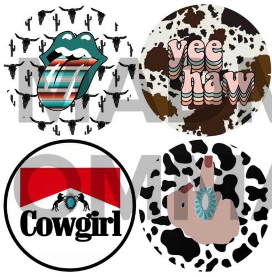 Western Cardstock Bundle Cardstock for Freshies Cardstock Etsy Canada