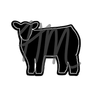 Livestock cardstock , cardstock image for freshies, digital cardstock download, freshie cardstock, car coaster image, show cattle