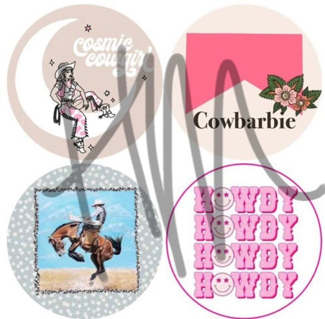 Western Cardstock Designs, Cardstock Image for Freshies, Digital