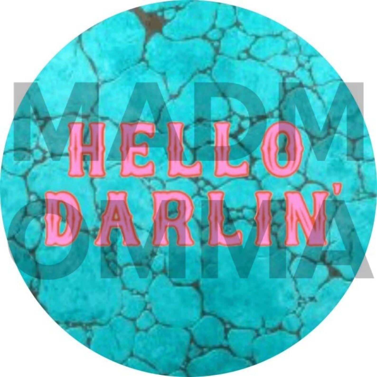 Hello Darlin Digital Download Image for Car Freshie Cardstock Etsy
