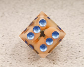 Pseudopods d6 Singles (Large) / Sharp Edge Dice / Dice for Dungeons and Dragons / Dice for Pathfinder / d6 Singles / Handmade Dice / 18mm