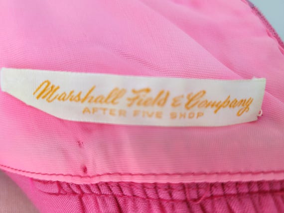 Vintage 60s Lurex A-Line Dress: Marshall Field an… - image 3
