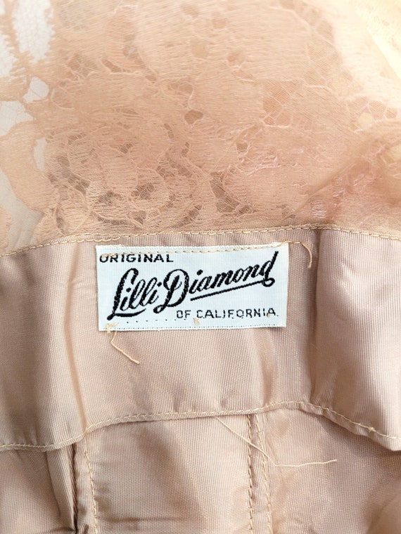 Lilli Diamond of California, tiered lace sheath c… - image 3