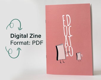 Digital Zine about education, Malala, right to education