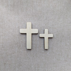 Wood Cross With Budded Edges Cutout-religious Cross-wooden Cross