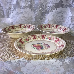 Old Ivory, Syracuse Serving Platters, Set of 3, Large Platter, 2 Vegetable Bowls, Vintage China Platters, Housewarming Gift, Gift for Mom