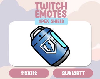 Apex Shield Battery Emote Twitch Discord PNGtuber Vtuber Emote for Stream