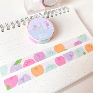 Bloeiende washitape van Dailywpuff/Tape/Junk Journal/ Scrapbookbenodigdheden/ Leuke washitape/ kawaii/journaalbenodigdheden