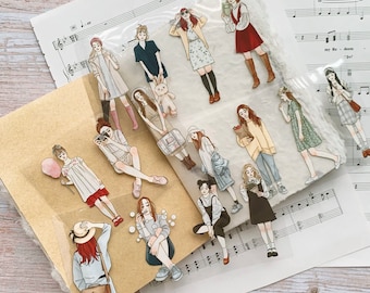 Journal Pages x Windry Ramadhina Everyday A PET tape/Junk Journal/ Planner Supplies/ Journal Supplies/ Stationery