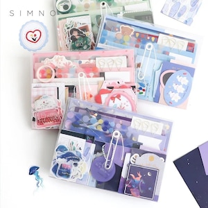 Journaling Kit- Scrapbook Bundle- Journal Starter Kit- Diary Stationery Bundle Kit