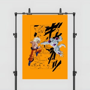 ドラゴンボールZ アニメポスター | 悟空ウォールアート | 悟空ポスター | 高品質ポスター | ホームデコレーション | ホームポスター | 悟空ポスター | 悟空フリーザポスター