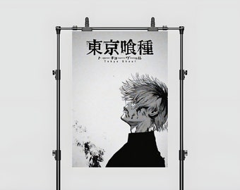 Tokyo Ghoul Anime Kaneki Poster | Kaneki Wall Art | Kaneki Poster | High Quality Poster | Home Decor | Home Poster | Kaneki Art | Kaneki