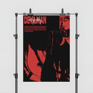 Devilman Crybaby Anime Poster | Devilman Wandkunst | Teufelmann Crybaby Poster | Hochwertiges Poster | Anime Poster | Poster | Teufelsmann Crybaby