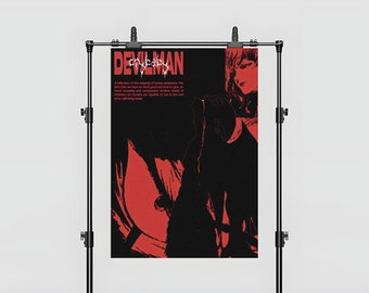 Devilman Crybaby Anime Poster | Devilman Wall Art | Devilman Crybaby Poster | High Quality Poster | Anime Poster | Poster | Devilman Crybaby