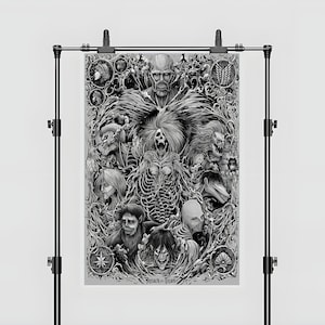 Attack on Titan Anime Poster | AOT Wall Art | Attack On Titan Poster | High Quality Poster | Home Decor | Home Poster | Titans Art | WallArt