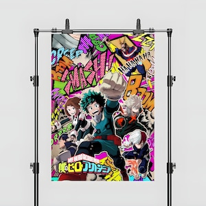 My Hero Academia Anime Poster | MHA Wall Art | My Hero Academia Poster | High Quality Poster | Home Decor | Home Poster | MHA Art